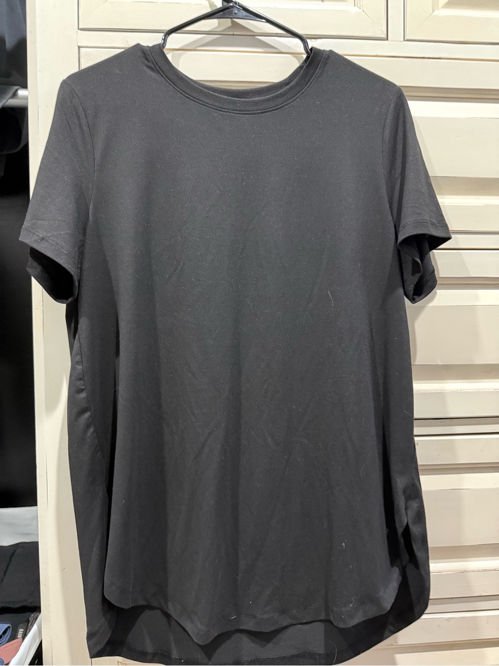 Women’s Classic Black Crew Neck T-Shirt